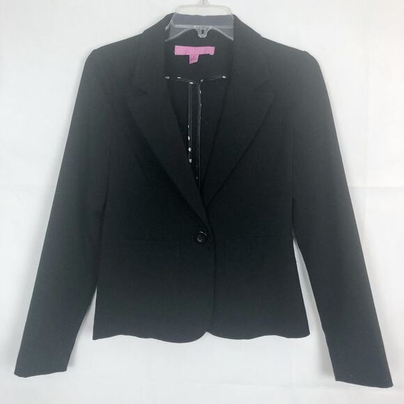 Under Skies Button Front Black Blazer/Jacket Size Small - Picture 1 of 10